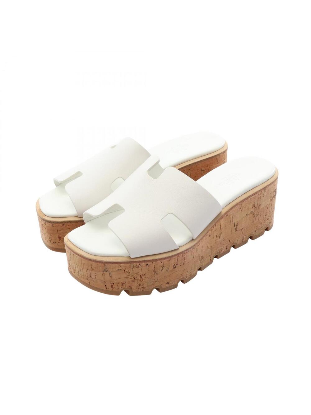 Hermes Eze 30 Platform Mule Sandals #373674H85B